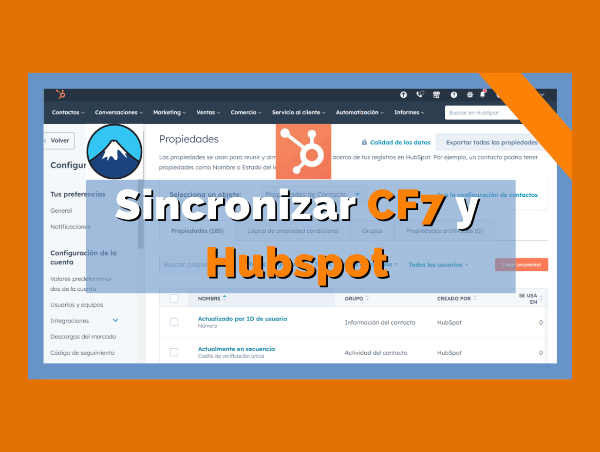 como vincular contact form 7 cf7 de wordpress con hubspot