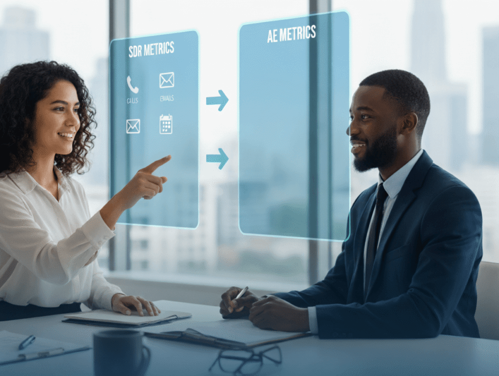 métricas kpi de ventas sdr account executive